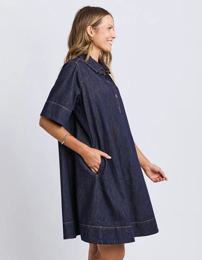 Foxwood | Julian Denim Dress | Indigo