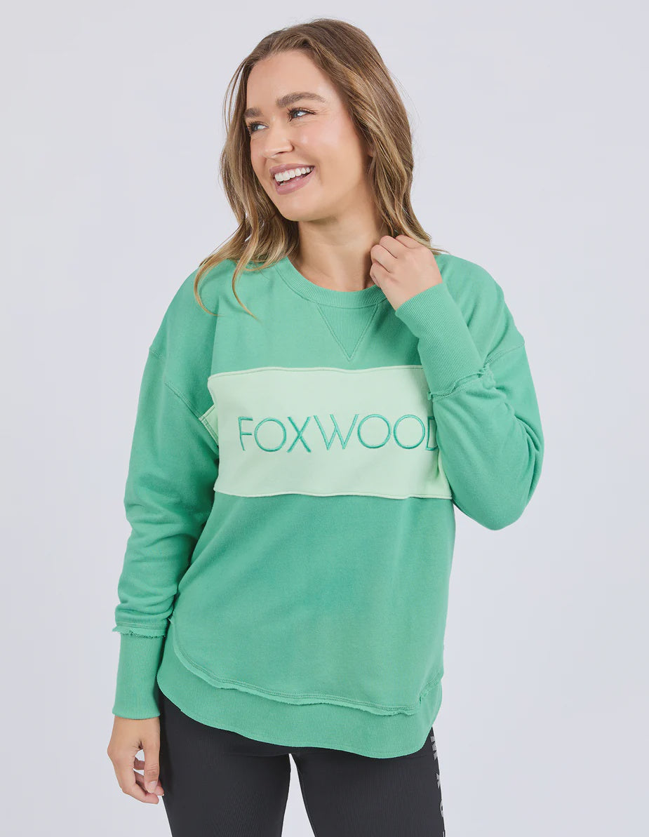 Foxwood - Green Simplified Tonal Crew