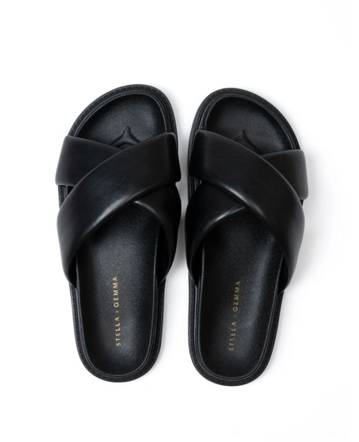 Stella + Gemma - Shoes - Laurie Mules - Black