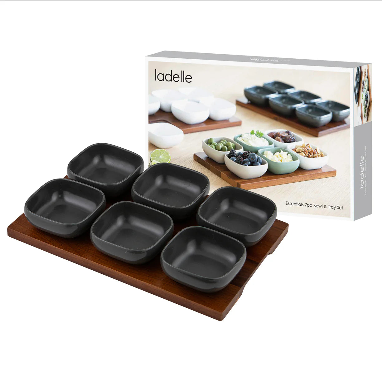 Essentials 7pc Bowl & Tray Set