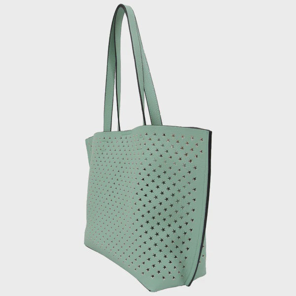 Stella + Gemma - Green Cut Out Star Tote