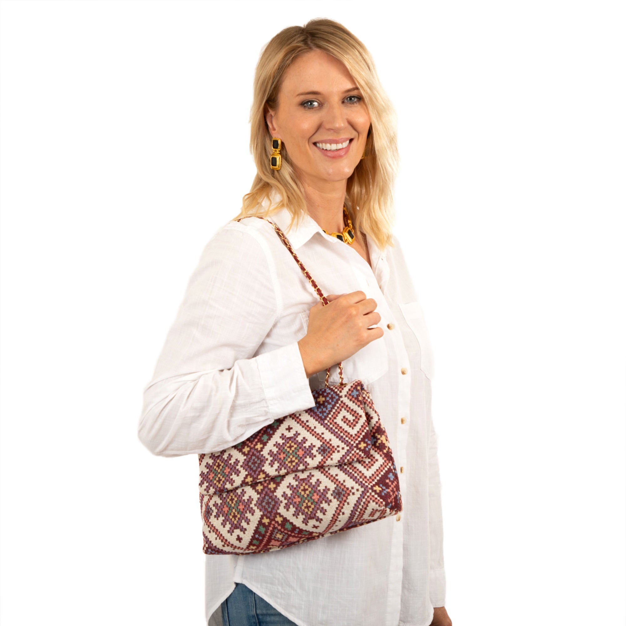 Sassyduck - Ava Shoulder Bag Red