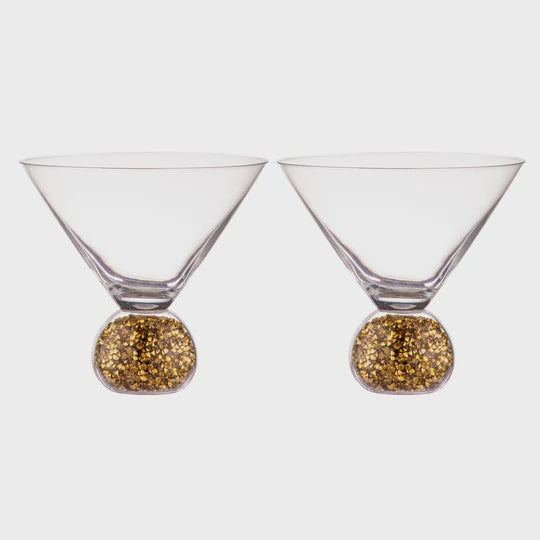 Ladelle - Kiara Starter Pack 2pk Martini Glass Gold