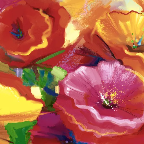 UZ - Serviette - Abstract Floral