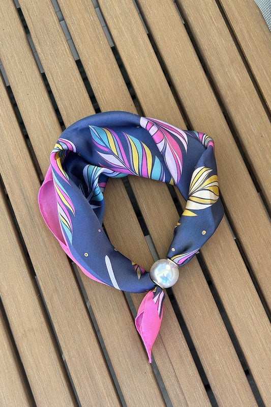 Antler | Pearl Fasten Neck Tie | Feathers