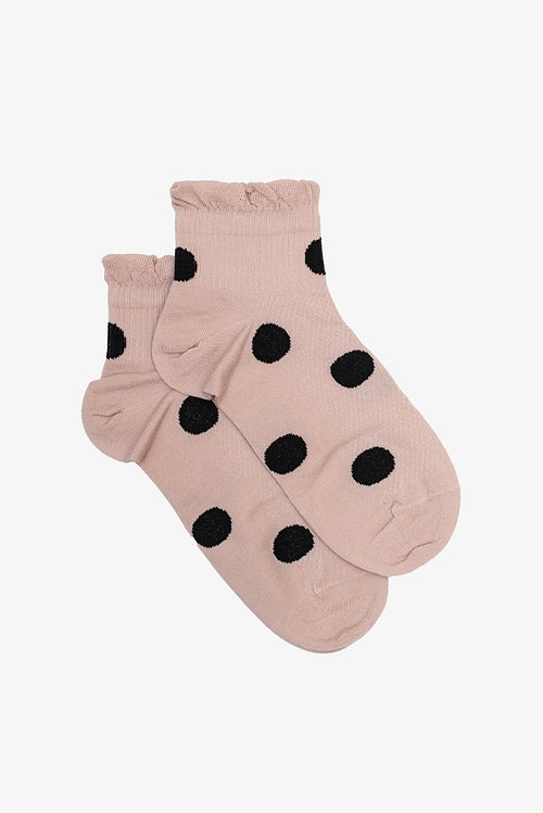 Antler | Socks | Blush & Black Spot