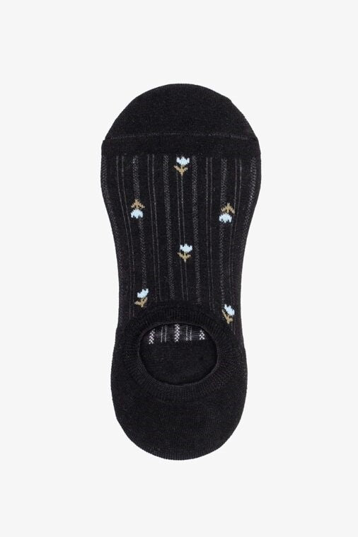 Antler | No Show Sock | Blue Tulip