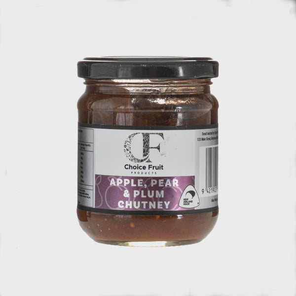 CF Apple, Pear & Plum Chutney 210g
