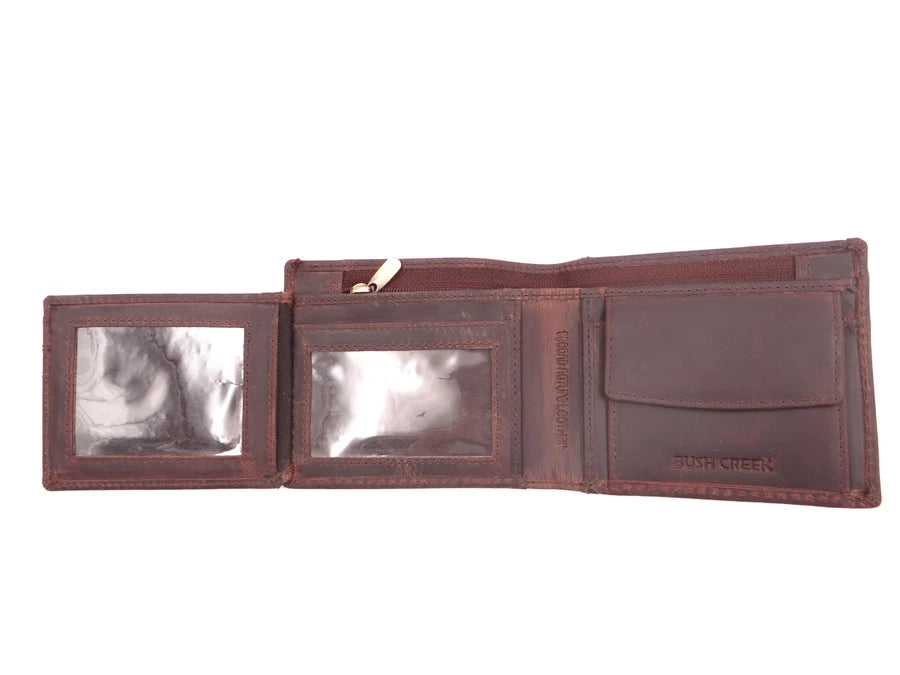 Second Nature Leather | Bush Creek Billfold Wallet | Various Colours
