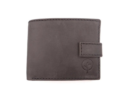 Second Nature Leather | Bush Creek Leather Billfold Wallet with Fastener | Various Colours