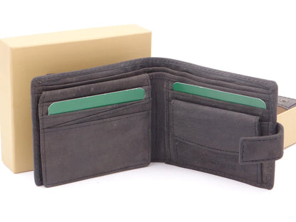 Second Nature Leather | Bush Creek Leather Billfold Wallet with Fastener | Various Colours