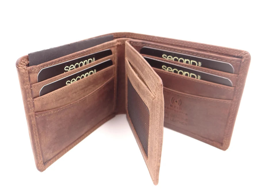 Second Nature Leather | Bush Creek Hunter Leather Wallet | Various Colours