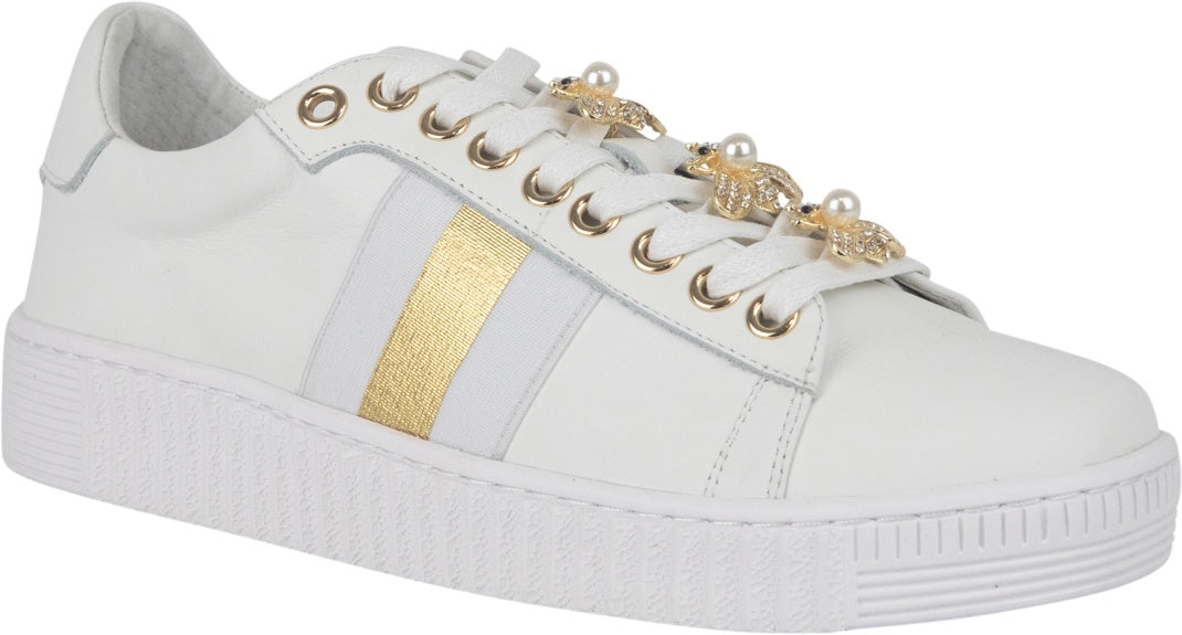 Hinako - Sneaker - Bee White