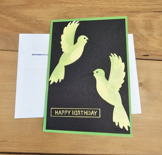 Cards By Flora | Birthday Card | Humming Birds