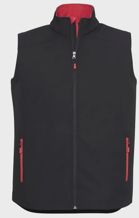 Biz Collection | Geneva Vest | Black & Red