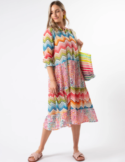 Stella & Gemma | Bodrum Dress | Zigzag