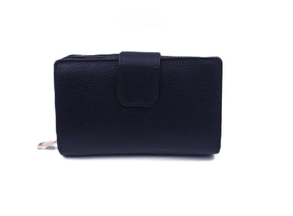 Second Nature Leather | Medium Tab Wallet with Zip | Various Colours