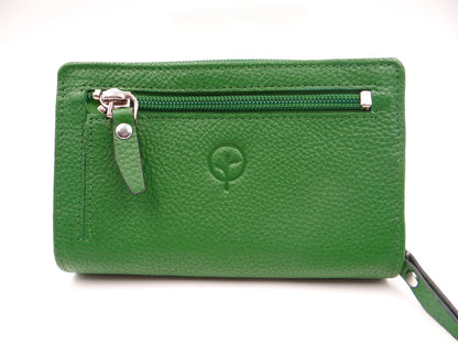 Second Nature Leather | Medium Tab Wallet with Zip | Various Colours