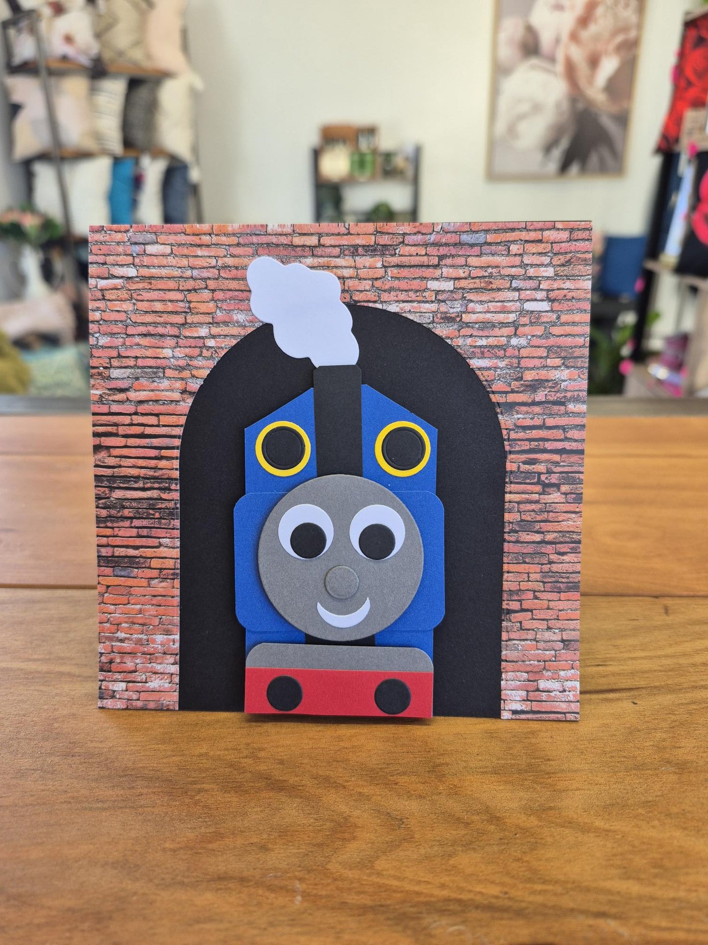 Cards By Flora | Birthday Tank Engine | Handmade Cards