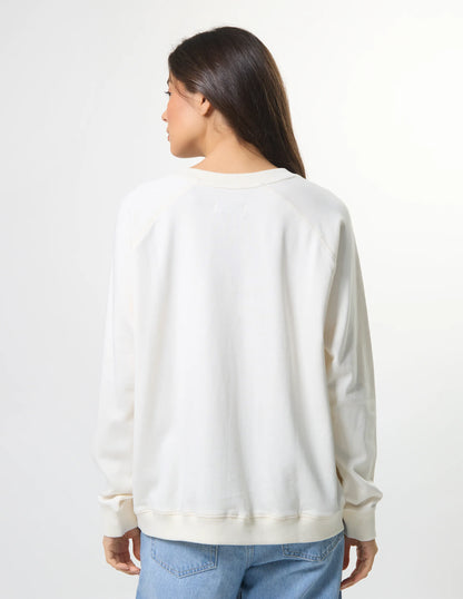 Stella + Gemma Classic Sweat - Cream Burgandy
