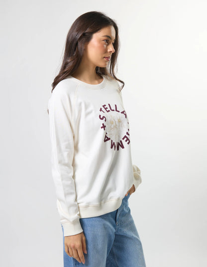 Stella + Gemma Classic Sweat - Cream Burgandy