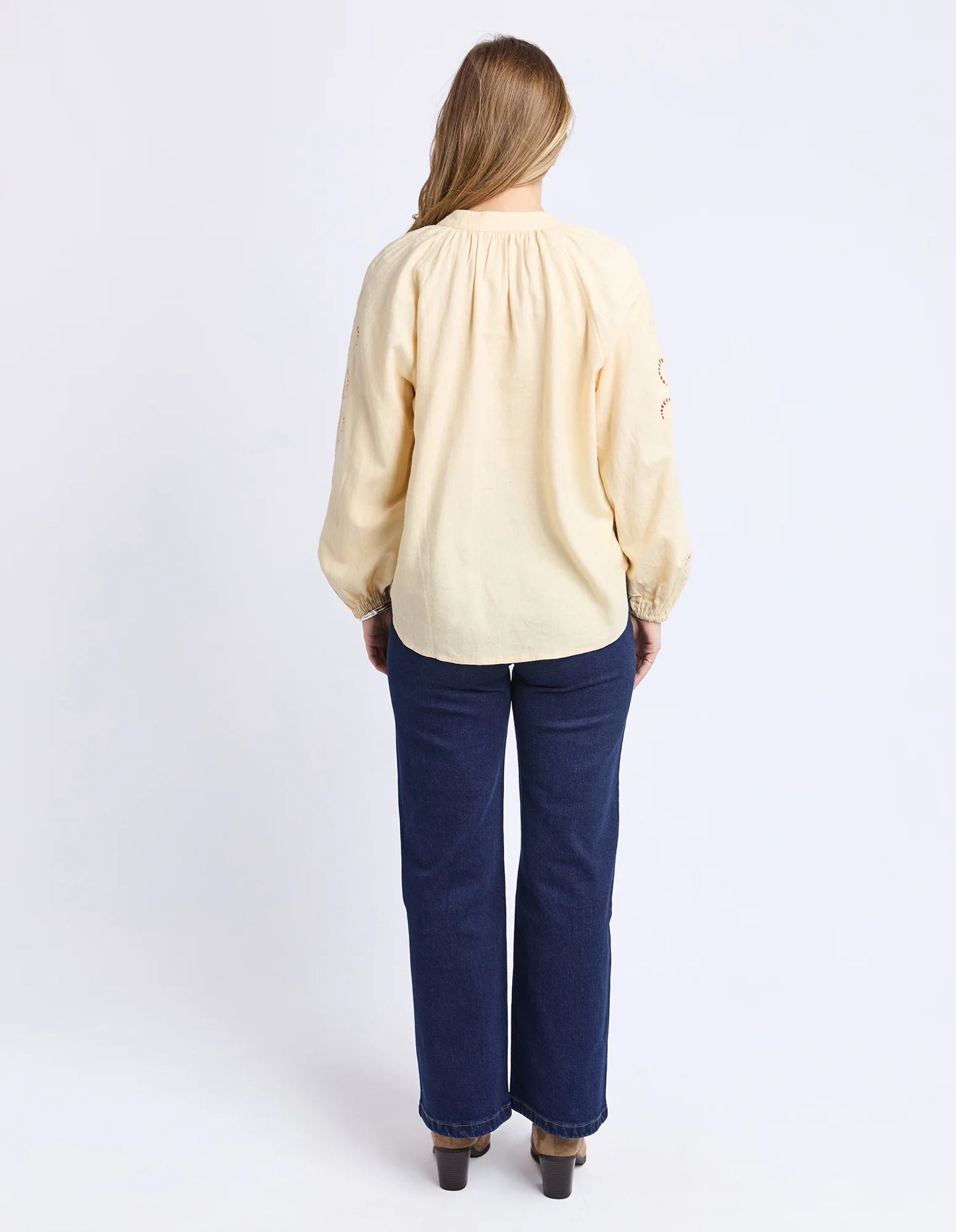 Foxwood Carlson Blouse - Pale Yellow