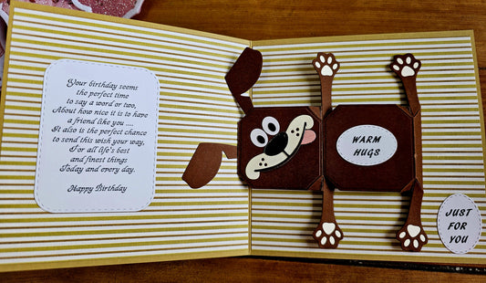 Cards By Flora | Birthday | Dog Pop Up
