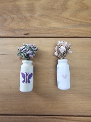 Dried Flower Butterfly Magnet