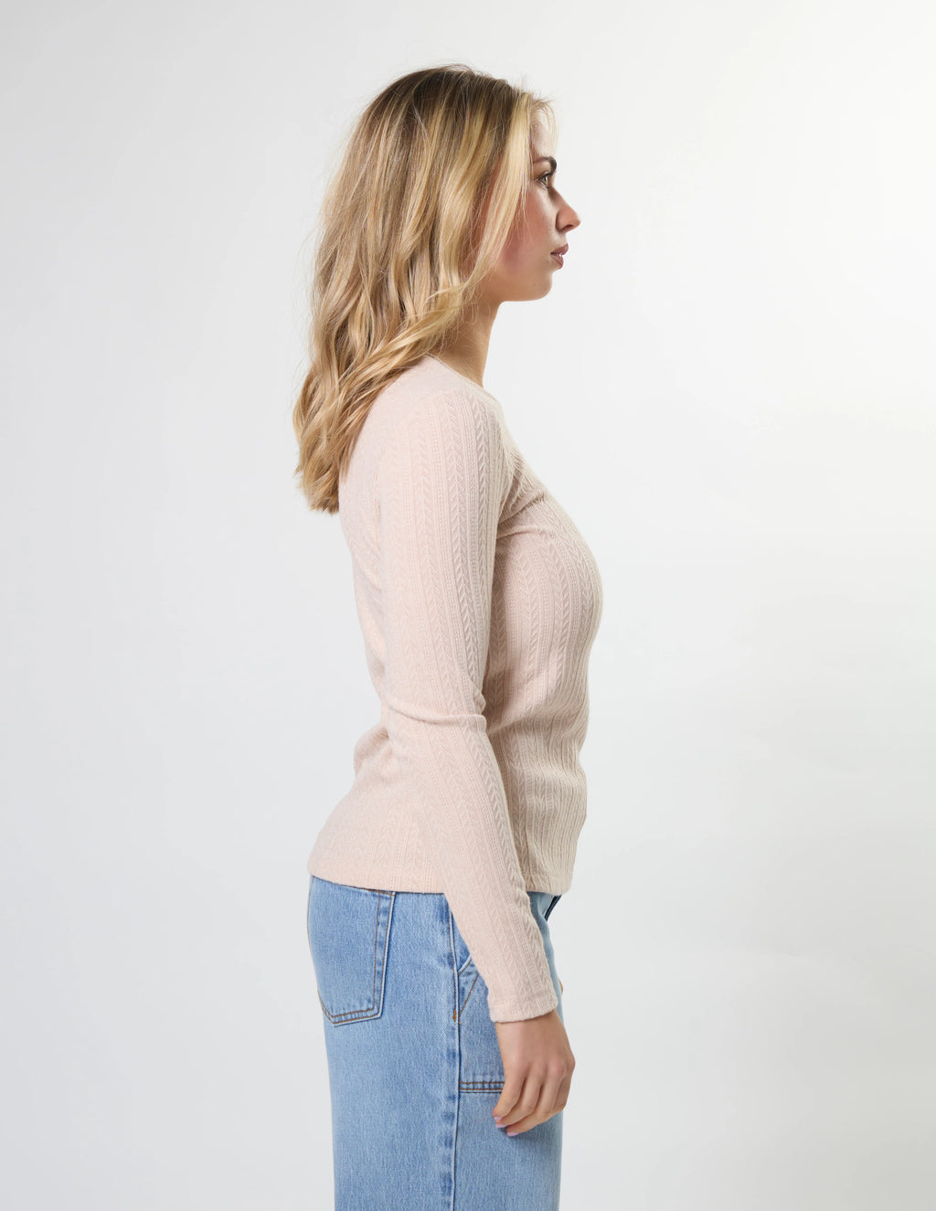 Stella & Gemma Everlay Top - Rosewater Beige
