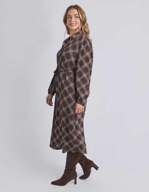 Foxwood - Edison Choc Check Dress
