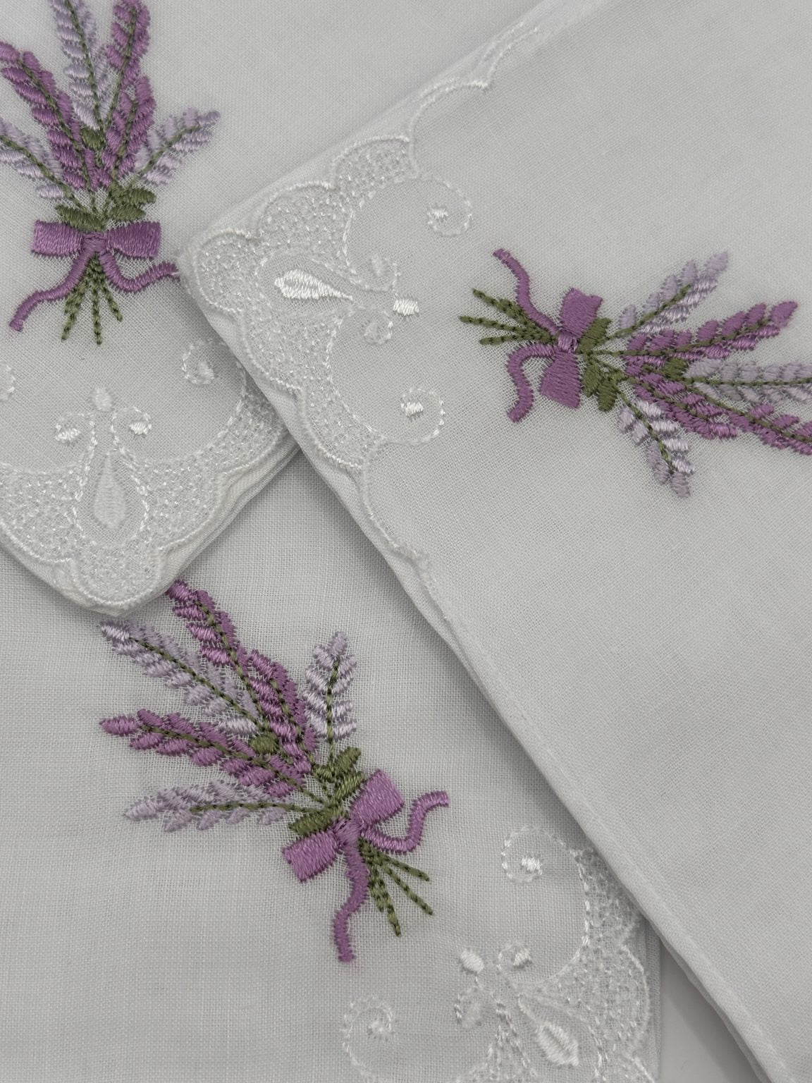 The Specialty House | Ladies Hankies | Embroidered Lavender