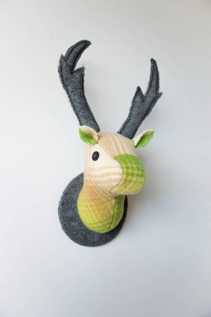 Fully Woolly | Vintage Wool Stag Wall Hanging | Envy