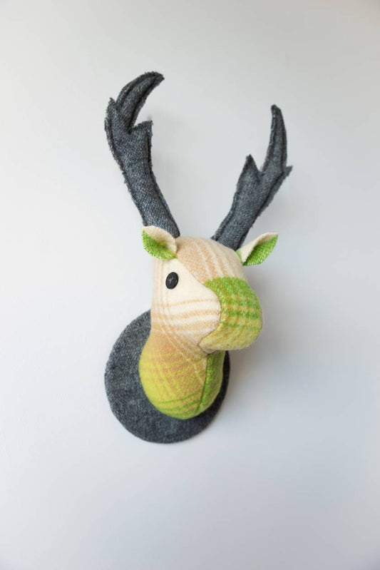 Fully Woolly | Vintage Wool Stag Wall Hanging | Envy