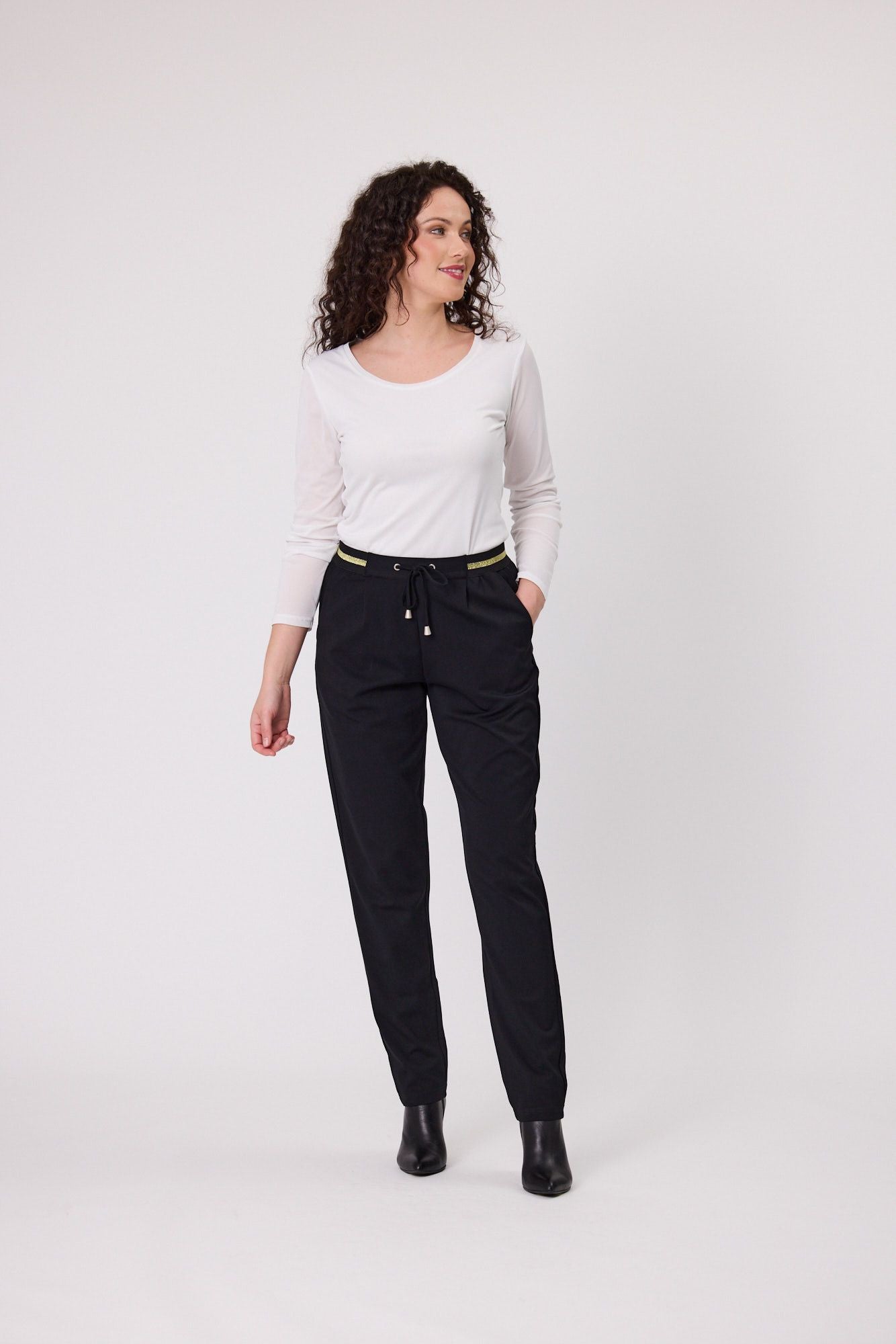 Classified Georgie Pant Black/Gold