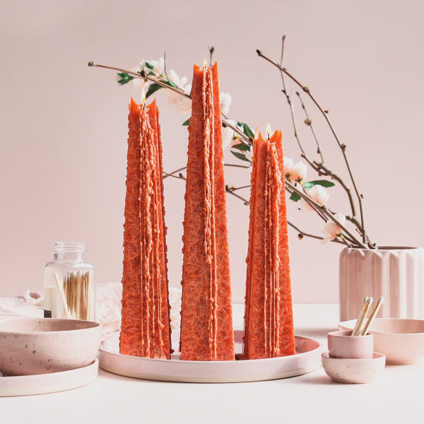 Living Lights | Icicle Candle Large 36.5cm | Gauva Passion