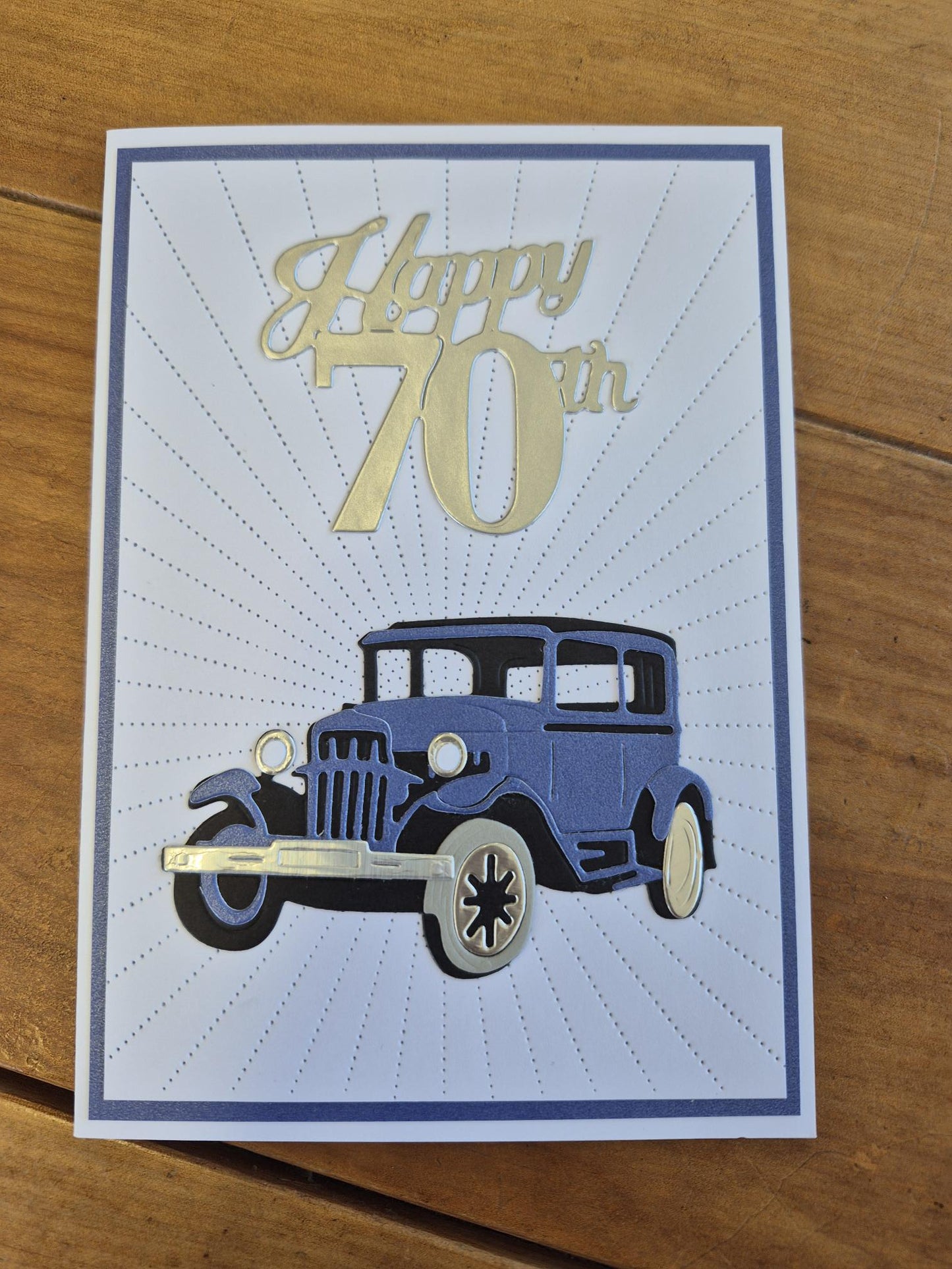 CBF - Happy 70th - vintage car