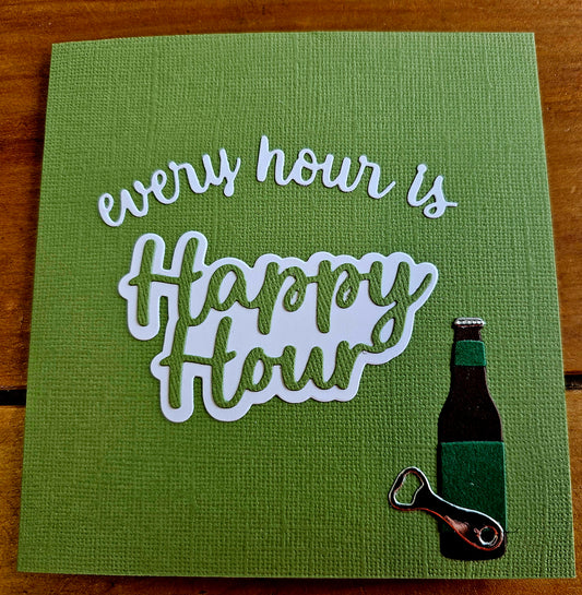 Cards By Flora | Birthday | Happy Hour - Pop Up