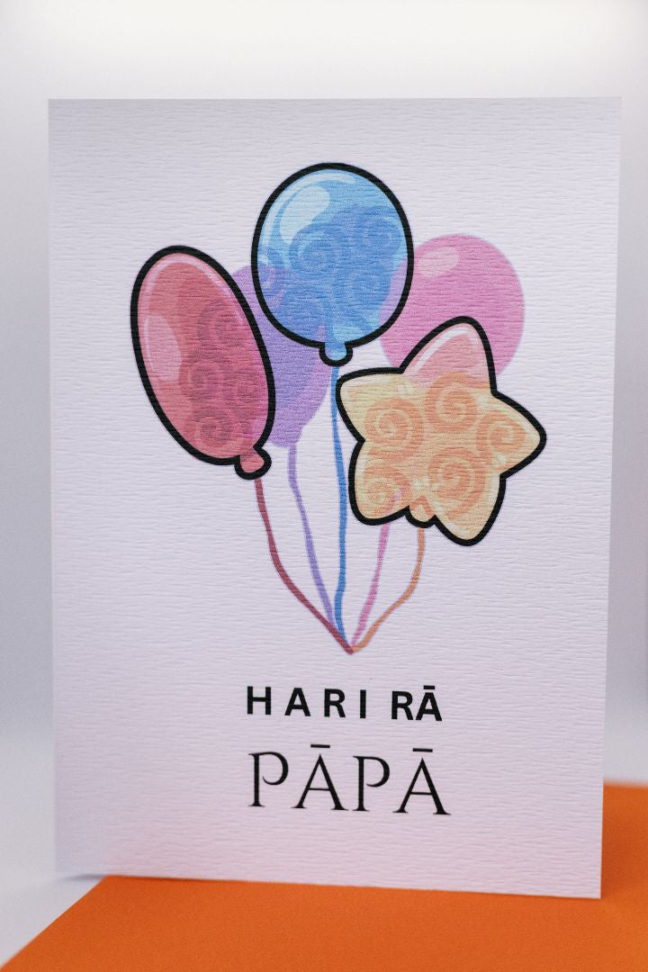 TKC - Hari Ra Papa Balloons Card