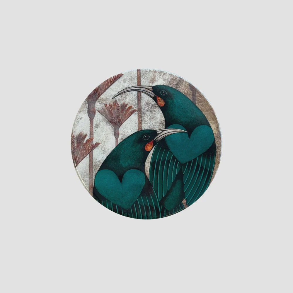 Kathryn Furniss | Ceramic Coaster | Huia Nīkau