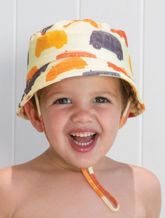 Sundaise | Jasper Swim Bucket Hat | Buses (3 - 6 years)