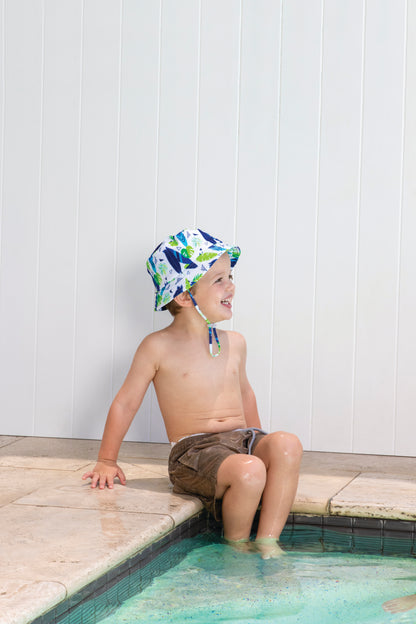 Sundaise | Joshua Swim Bucket Hat | Surfboards (3 - 6 years)