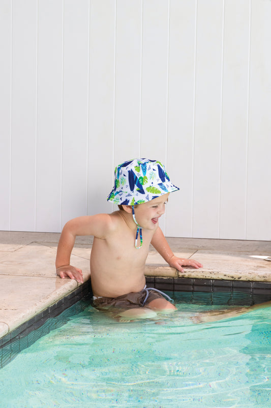 Sundaise | Joshua Swim Bucket Hat | Surfboards (3 - 6 years)