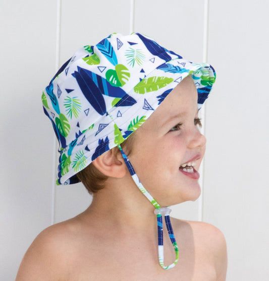 Sundaise | Joshua Swim Bucket Hat | Surfboards (3 - 6 years)