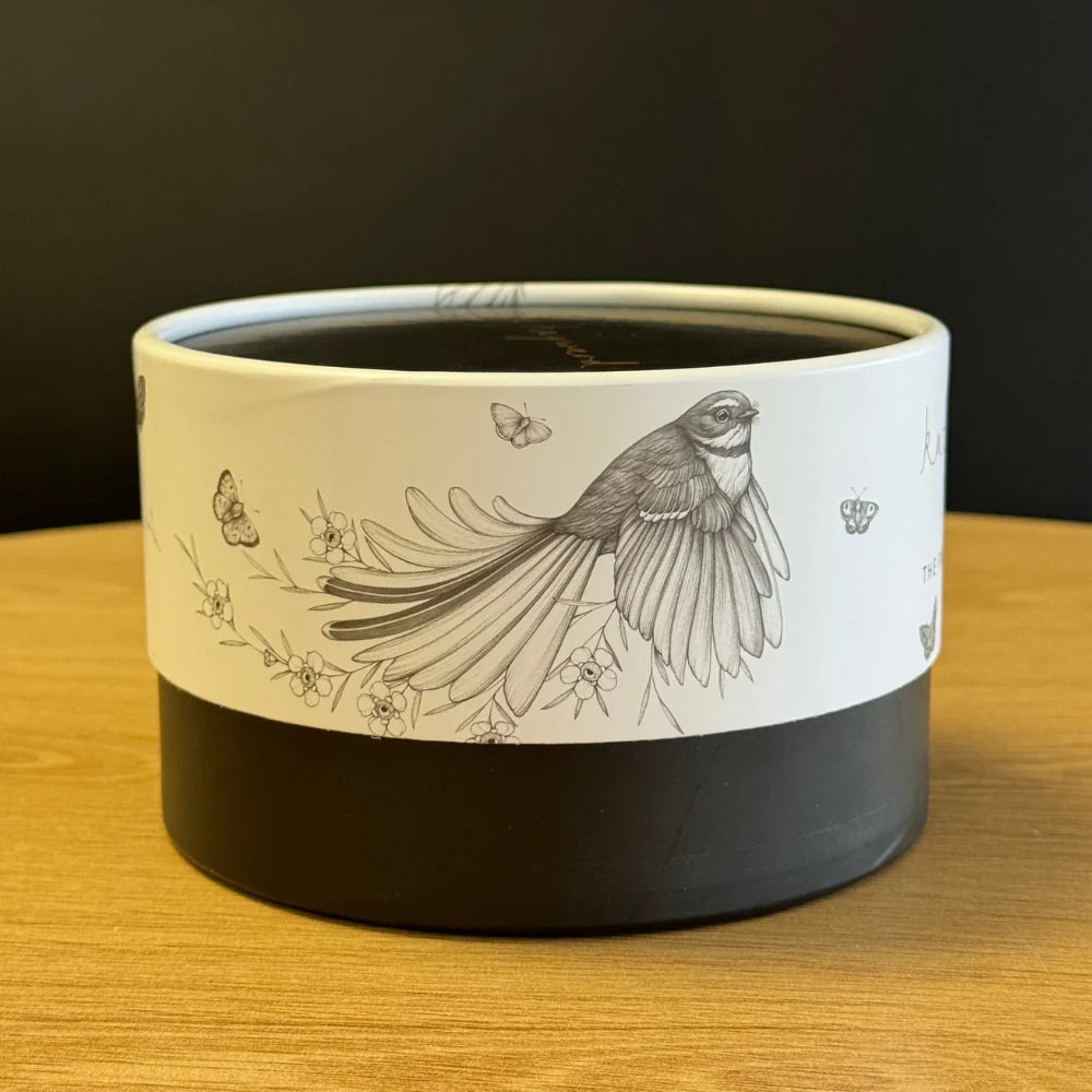 Katy Hayward | Ceramic Mug | Come Fly With Me – Pīwakawaka/ Fantail
