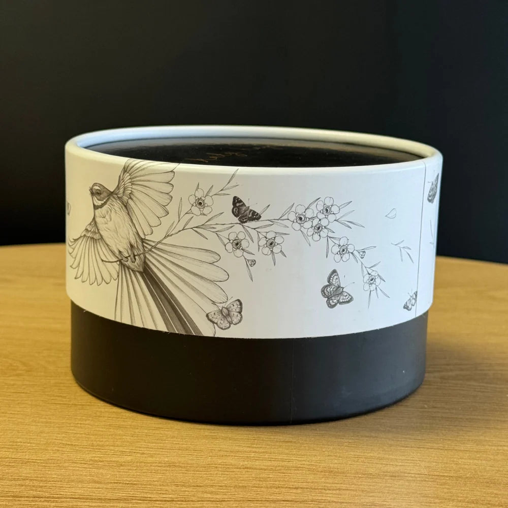 Katy Hayward | Ceramic Mug | Come Fly With Me – Pīwakawaka/ Fantail