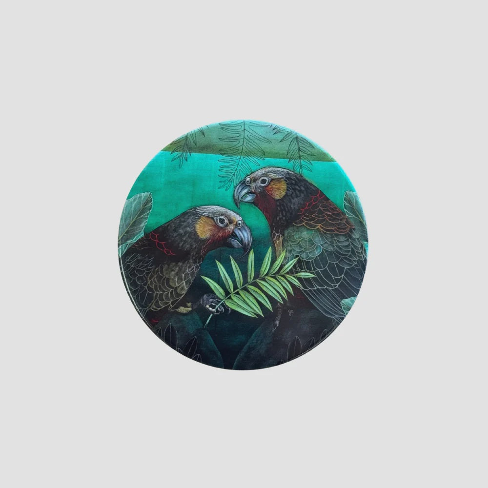 Kathryn Furniss | Ceramic Coaster| Kākā