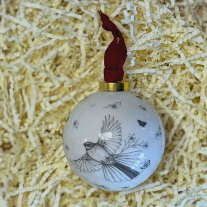 Katy Hayward | Christmas Ornament | Come Fly With Me – Pīwakawaka / Fantail