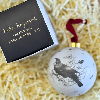 Katy Hayward | Christmas Ornament | Home Is Here – Tūī