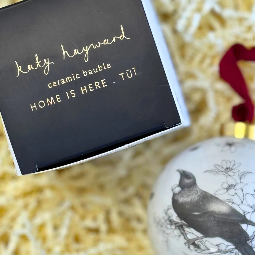 Katy Hayward | Christmas Ornament | Home Is Here – Tūī