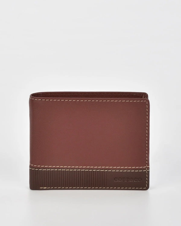 Langford Two Tone RFID Bifold Men's Leather Wallet